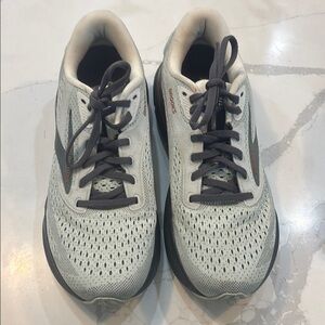 Brooks Womens Running Shoes - Light Teal Gray/Charcoal